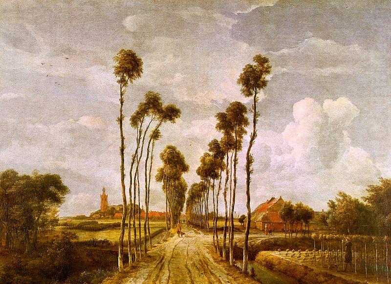 Avenue at Middleharnis, Meindert Hobbema